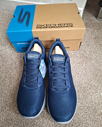 Skechers gowalk men blue - skechers, men's