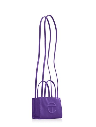 Telfar purple mini tote bag - mini,
