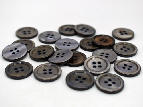 10mm 100pcs buttons dark grey - buttons,