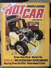 Hot Car March 1980 - Ford Model B, Model Y, Honda 750 trike
