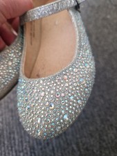 Girls Silver Diamante Party