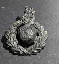 British - Royal Marine - Commando - Cap Badge.