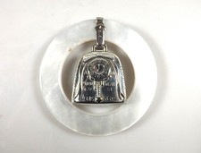 SILVER BABY RATTLE & TEETHING RING WITH DATE MARK FOR 1981 REF 454/4 REF 454/4