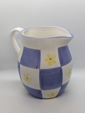 White and Blue Checkerboard