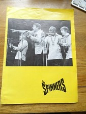 The Spinners concert programme