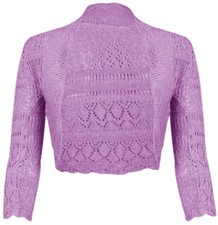 Women Crochet Bolero Knitted