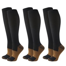 3 Pairs Copper Compression