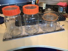 4 X Kilner Storage Jars Asst