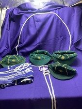 Vintage Cub Scout Flag Hats & A Knots Tea Towel