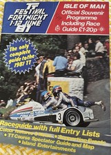Isle Of Man 1981 Official Souvenir Programme