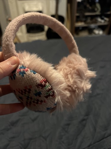 Girls pink fluffy ear - fluffy,