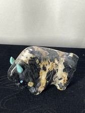Marble Bison Figurine See