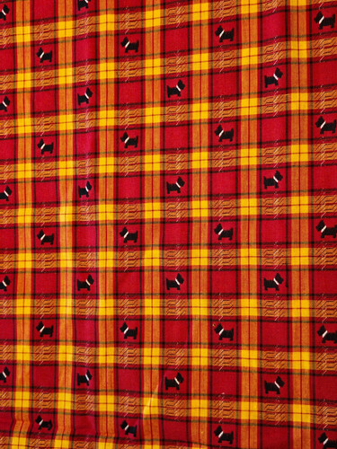 Scottish terrier dog plaid - scottish,