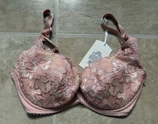 Lepel Fiore Plunge Bra 32DD Rise Gold Pink Ivory BNWT