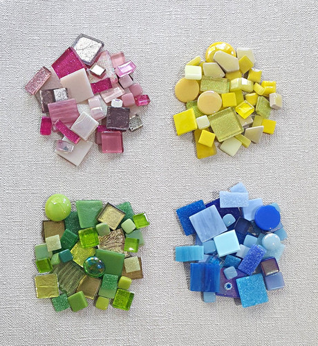 Glass mosaic tiles selection - mosaic, /