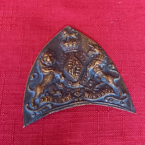 Vintage brass sign - vintage,