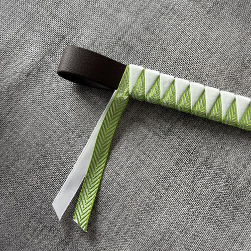 Green cream velvet - cream,