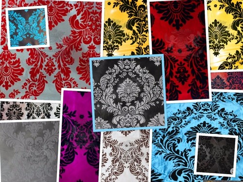 Taffeta damask velvet - damask,