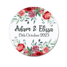 Personalised wedding stickers - wedding,
