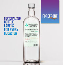 Personalised Prescription Bacardi Spoof bottle label, Perfect Birthday/ Gift 