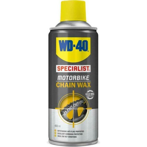 Motorbike chain wax - wd-40,