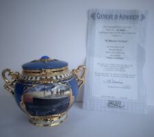 Maiden Voyage Historic Titanic Porcelain Music Box Ardleigh Elliott &Authenicity