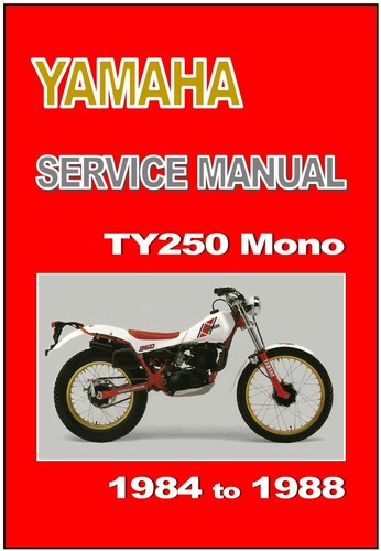 Yamaha workshop manual ty250 - workshop,