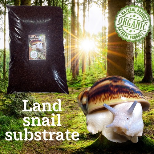 Land snail substrate frogs - substrate,,
