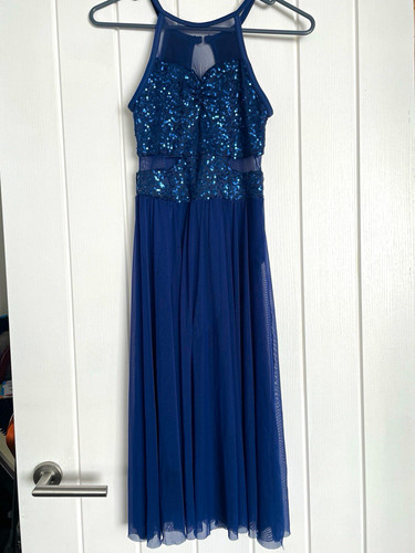 Weissman blue sequin mesh - weissman,