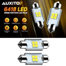2PCS 239 272 Car Led Number Plate Light Bulbs C5W Festoon Cob White 36mm 12v UK