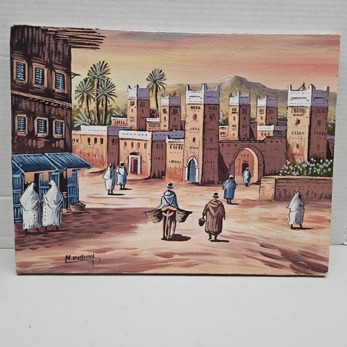 Moroccan oil painting - oil,