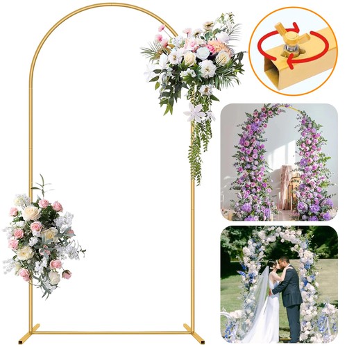 Gold metal wedding - 2.2*1.2m,
