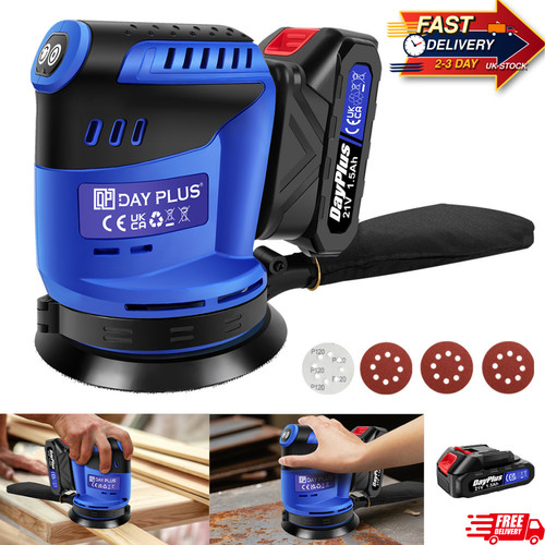 21v cordless orbital sander - 21v,