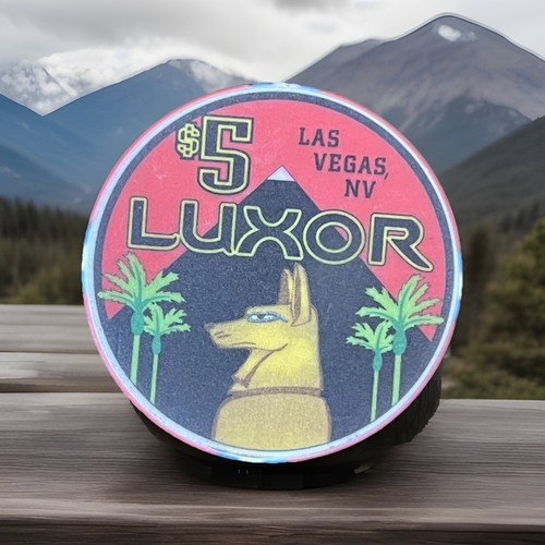 Luxor las vegas casino chip - las, $5