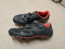 Louis Garneau Women's Multi Air Flex Cycling Shoes Black & Red Size 5.5 Uk 40eu