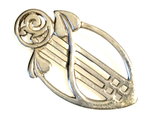 Sterling silver brooch charles - sterling,