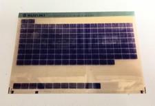 Suzuki GSF 1200 T/ST/V/SV/W/SW/X/SX/Y/SY Spare Parts List Microfiche (Oct 93)