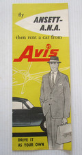 1950's ANSETT ANA  AVIS CAR