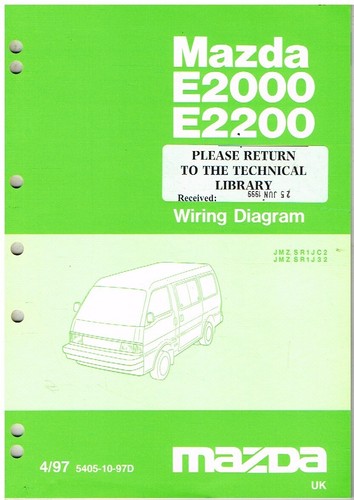 Mazda e2000 e2200 - (mk3), van