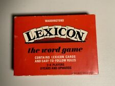 LEXICON - WADDINGTONS 1988 (100% COMPLETE) (FREE P&P) (G1)