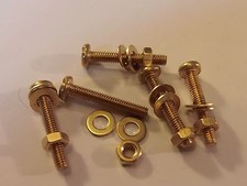 M4X20 BRASS PAN HEAD BOLTS