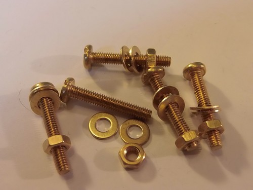 M4x20 brass pan head bolts - m4x20,