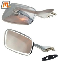 Ford Capri MK1 outside mirror left hand chromed solid arm