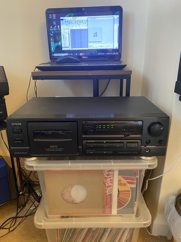 Aiwa adf 450k stereo cassette - adf,