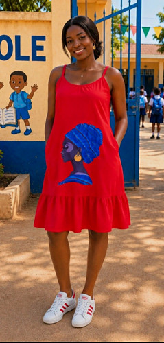 Women red african - women’s,