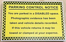 DISABLED Parking Control