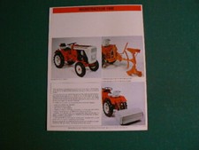 Brochure plug: micro tractor