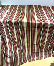 Ticking stripe green - green, red