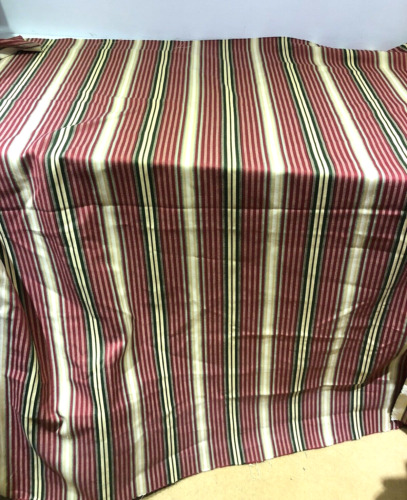 Ticking stripe green red - green,
