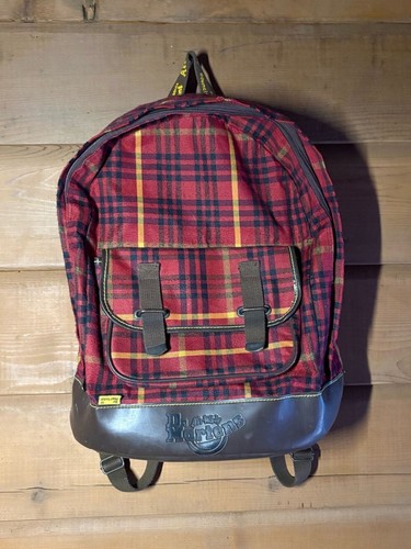 Vtg 90s martens red - red, plaid